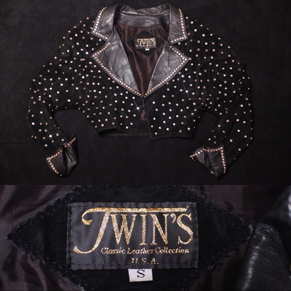 Vintage Black Suede Bolero Jacket - Picture 4 of 7